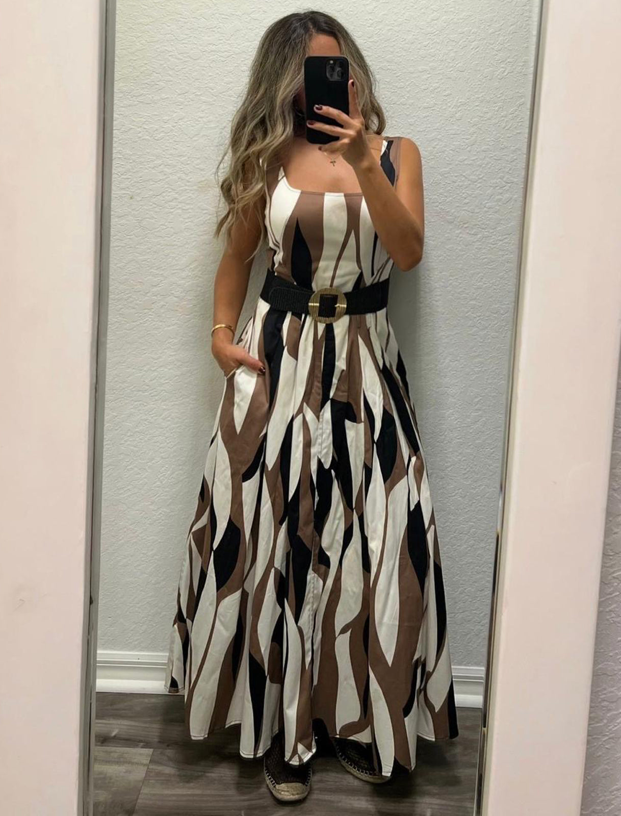Abstract Cami Maxi Dress Claudia M Boutique Abstract Cami Maxi Dress Claudia M Boutique